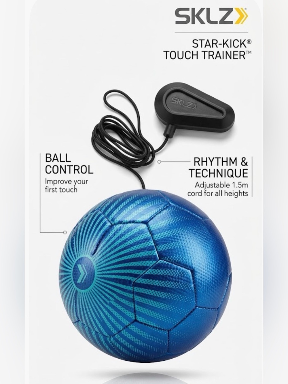 SKLZ Star-Kick Touch Trainer - Blue Soccer Ball Trainer